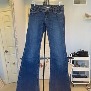 low waisted bell bottoms